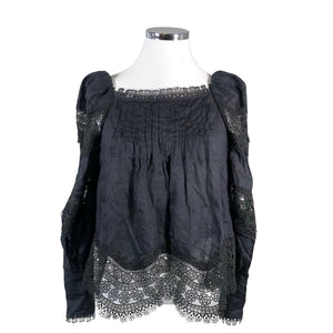 Unisex &Other Stories - Blouse, size 42 - Black (1)