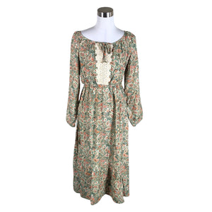Unisex Zabaione - Schiffon dress, size 38 - Green (1)