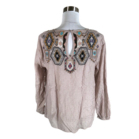 Unisex Cream - Blouse, size 38 - Brown (2)