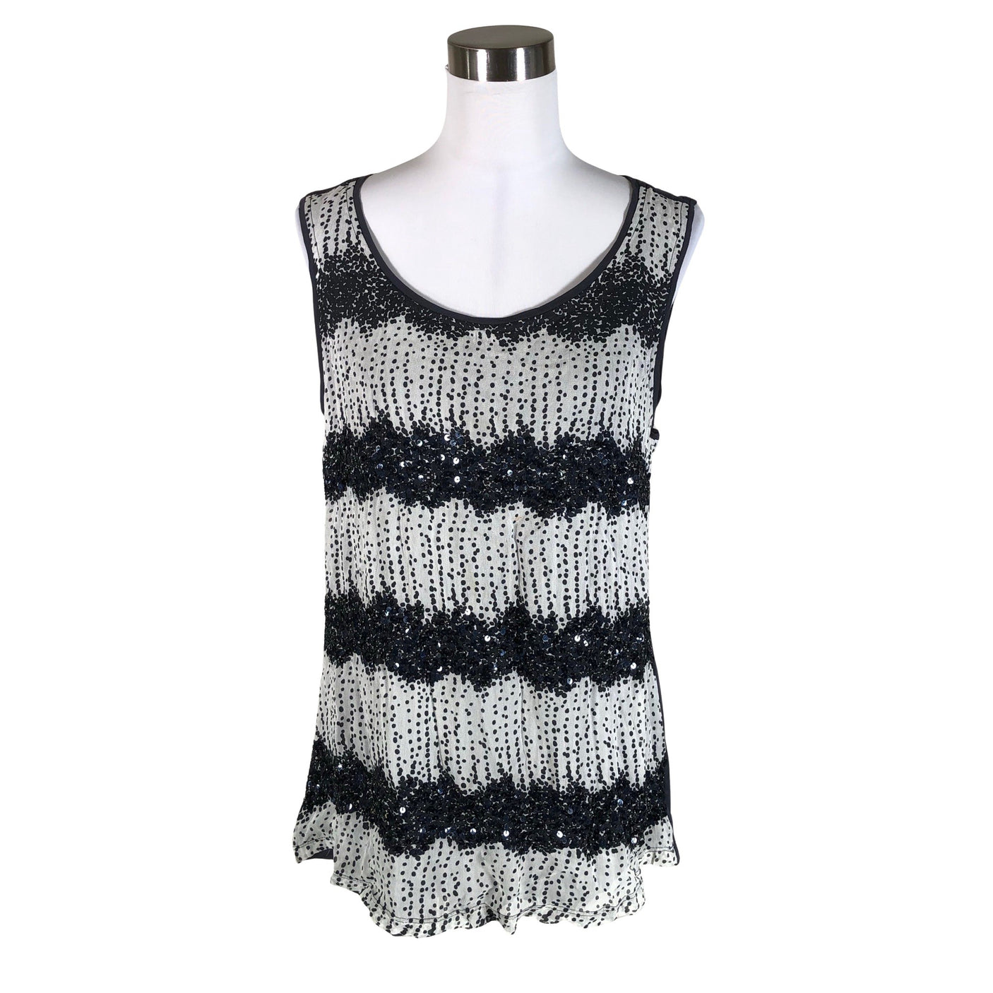 Unisex Cream - Top, size 40 - Blue (1)