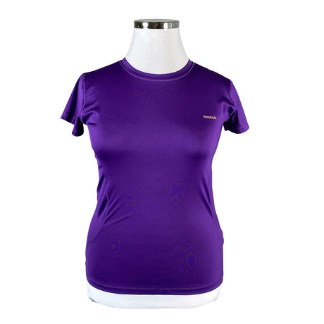 Unisex Reebok - Sports shirt, short sleeve, size 44 - Violet ()