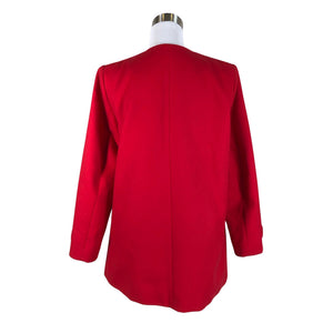 Unisex Elogy - Wool coat, size 38 - Red (2)