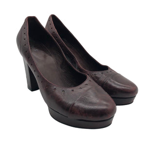 Unisex O.I.S - High heels, size 38 - Wine red (2)