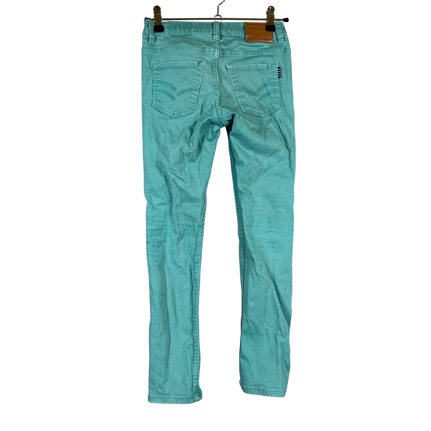 Unisex Polarn O. Pyret - Jeans, size 128 - 134 - Green (2)
