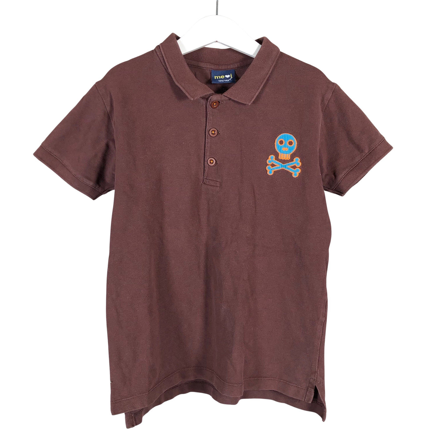 Unisex me&i - Polo shirt, size 134 - 140 - Brown (1)