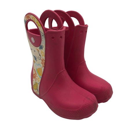 Unisex Crocs - Wellingtons, size 32 - Pink (2)
