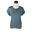 Unisex Christelle & Co - Short-sleeved blouse, size 34 - Turquoise ()