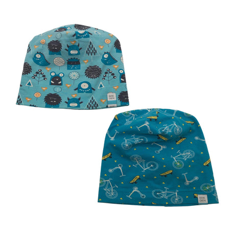 Unisex Breden - Lightweight beanie, size 52 - 54 cm - Light blue ()