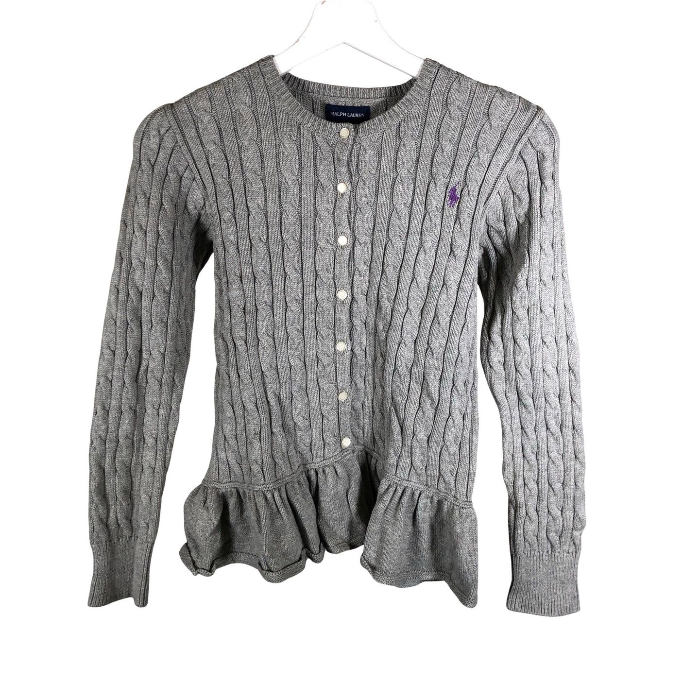 Unisex Polo Ralph Lauren - Cardigan, size 164 - 170 - Gray (1)