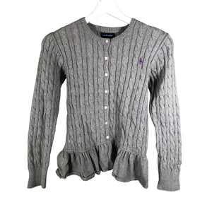 Unisex Polo Ralph Lauren - Cardigan, size 164 - 170 - Gray (1)