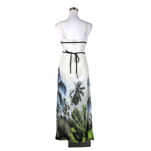 Unisex Monton - Maxi dress, size 34 - Green (2)