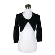 Unisex Monton - Evening bolero jacket, size 36 - Black ()