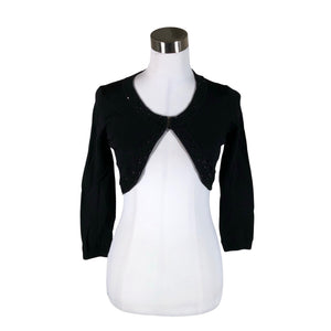 Unisex Monton - Evening bolero jacket, size 36 - Black (1)