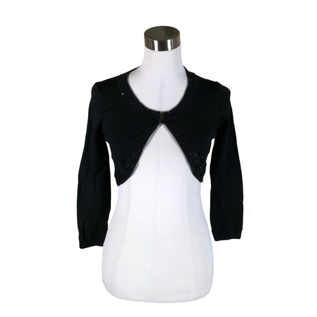Unisex Monton - Evening bolero jacket, size 36 - Black ()