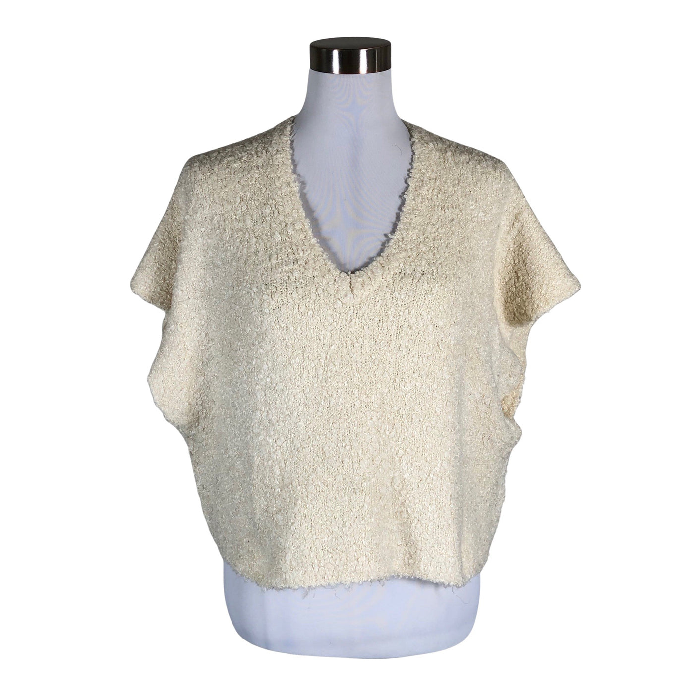 Unisex LeGer - Knit vest, size 36 - Natural white (1)