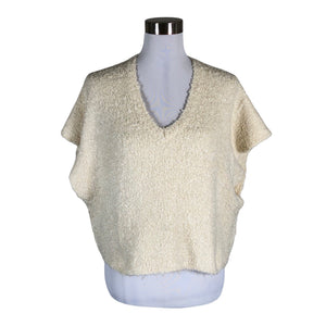Unisex LeGer - Knit vest, size 36 - Natural white (1)