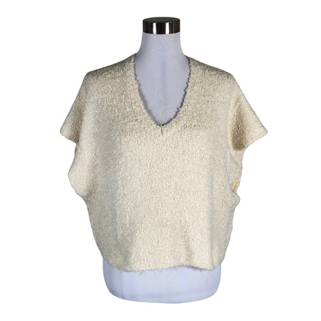 Unisex LeGer - Knit vest, size 36 - Natural white ()
