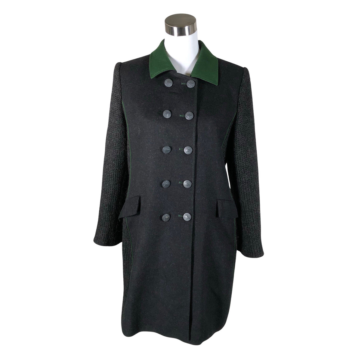 Unisex Mothwurf - Wool coat, size 36 - Gray (1)
