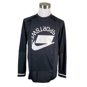 Unisex Nike - Sports shirt, long sleeve, size M - Black (1)