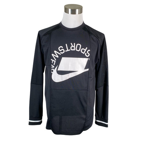 Unisex Nike - Sports shirt, long sleeve, size M - Black ()