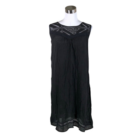 Unisex Fransa - Schiffon dress, size 40 - Black ()