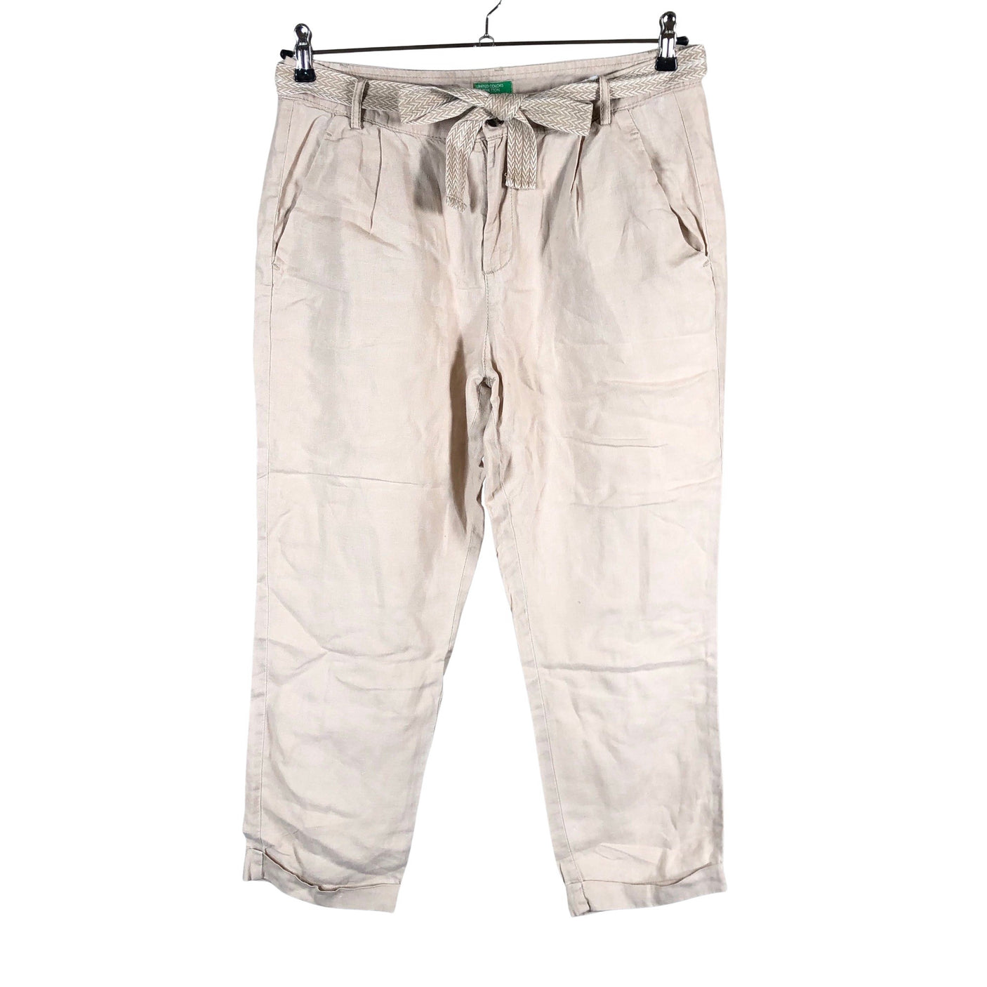 Unisex Benetton - Slacks, size 38 - Beige (1)