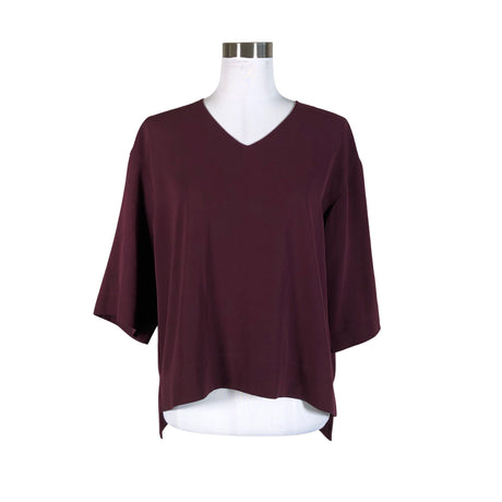 Unisex Uniqlo - Blouse, size 38 - Wine red ()