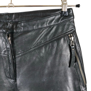 Unisex Selected - Leather pants, size 40 - Black (3)