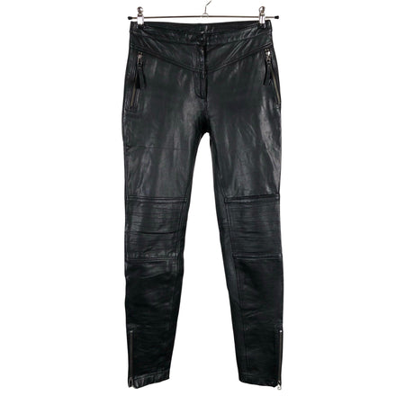 Unisex Selected - Leather pants, size 40 - Black ()