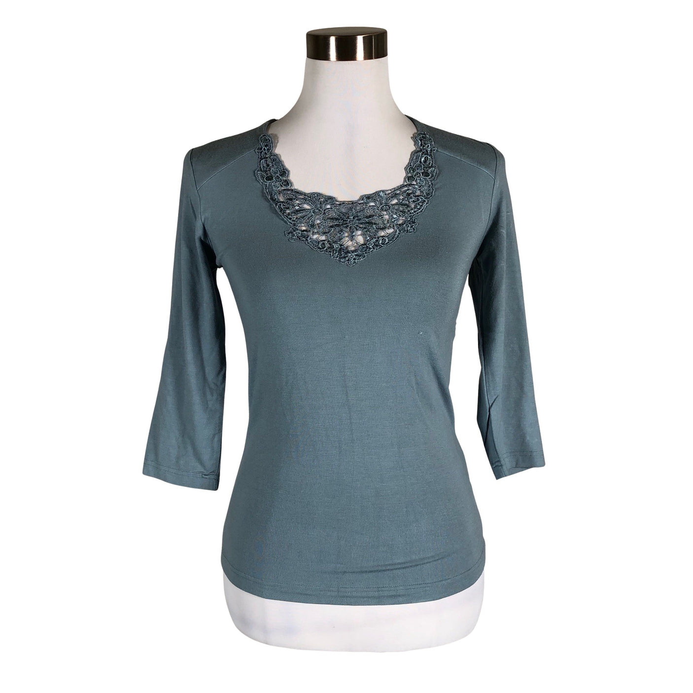 Unisex Kaffe - Tricot shirt, size 36 - Light blue (1)