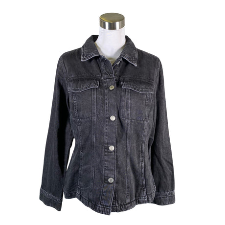 Unisex Lindex - Denim jacket, size 40 - Black ()