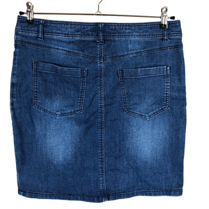 Unisex Your Face - Denim skirt, size 38 - Blue (2)