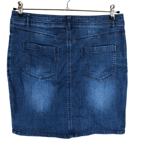 Unisex Your Face - Denim skirt, size 38 - Blue (2)
