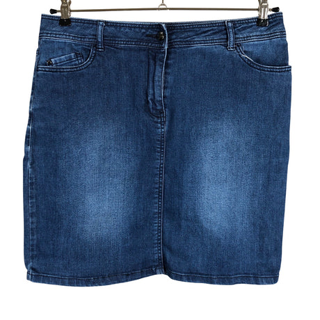 Unisex Your Face - Denim skirt, size 38 - Blue ()