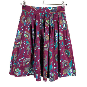 Unisex Banned Retro - Fabric skirt, size 38 - Violet (1)