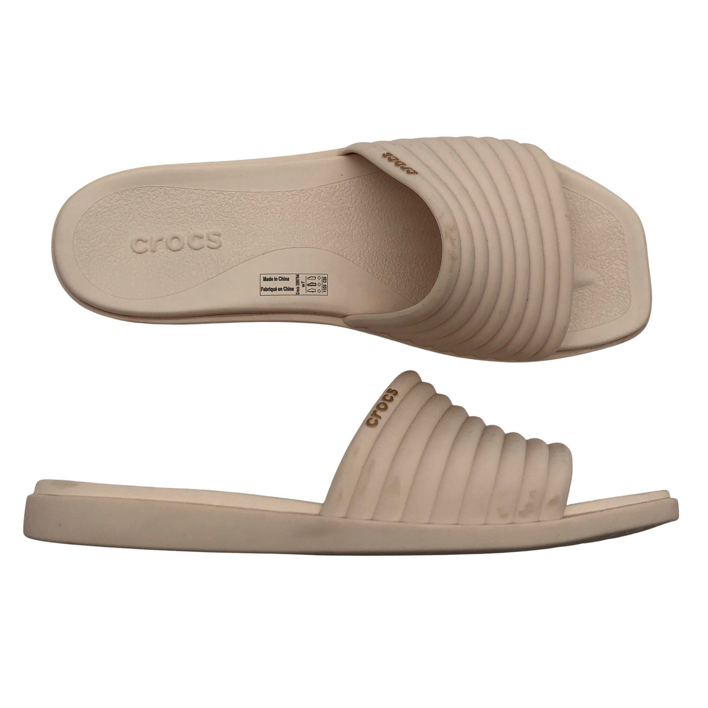 Unisex Crocs - Sandals, size 37 - Beige (1)