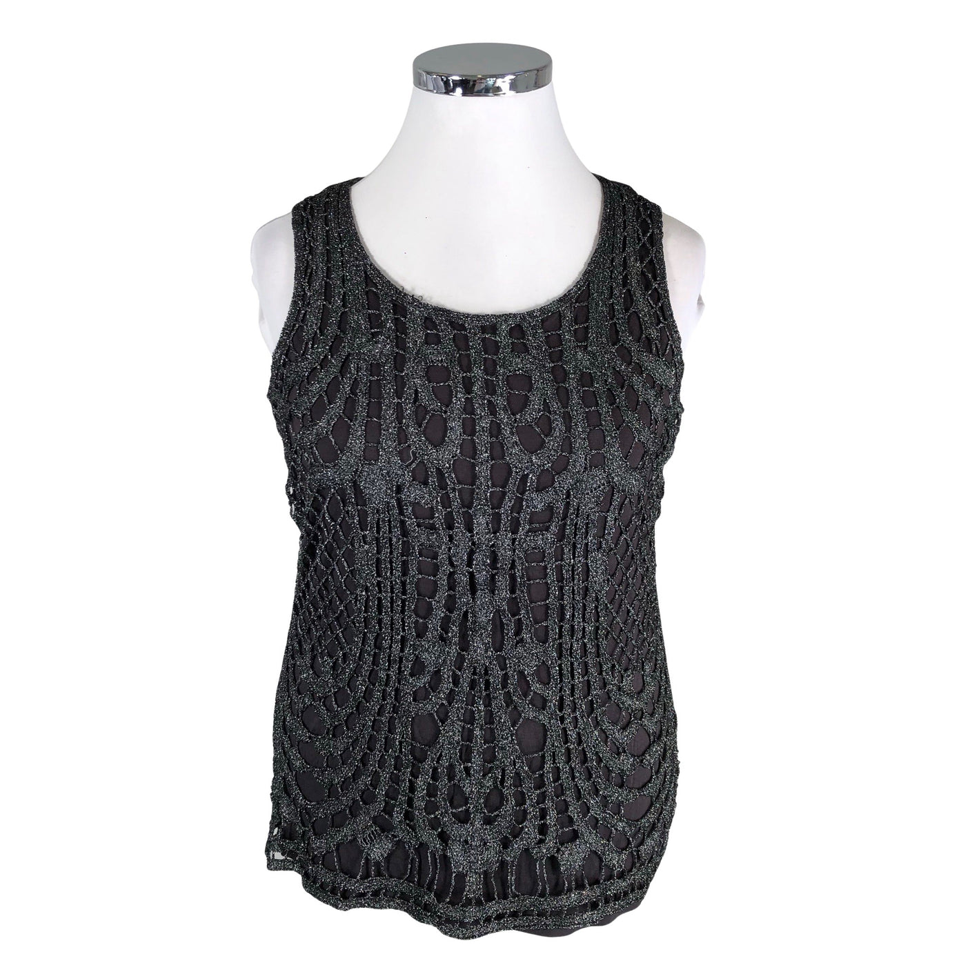 Unisex Soyaconcept - Tricot tank top, size 42 - Gray (1)