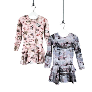 Unisex Gugguu - Tricot dress, size 110 - 116 - Light pink (1)