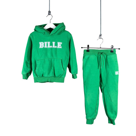 Unisex Billebeino - Sweatshirt and pants set, size 110 - 116 - Green ()