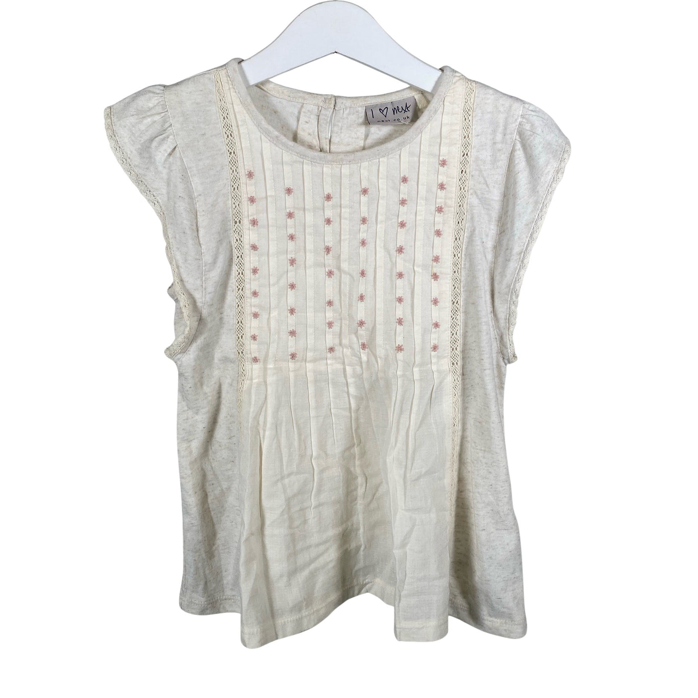 Unisex Next - T-shirt, size 104 - 110 - Beige (1)