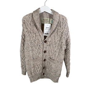 Unisex Aran Sweater Market - Cardigan, size 122 - 128 - Gray (1)