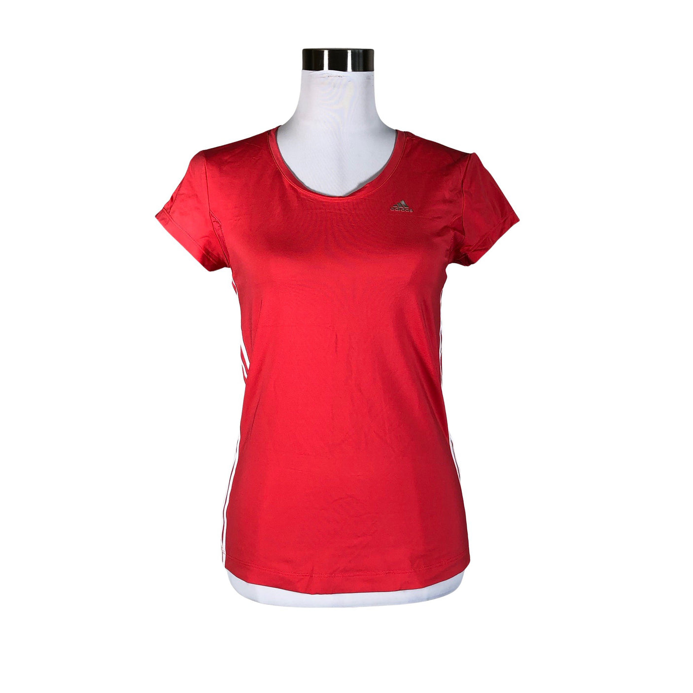 Unisex Adidas - Sports shirt, short sleeve, size 36 - Red (1)