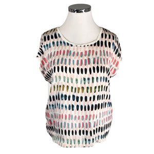 Unisex Lindex - Short-sleeved blouse, size 44 - White (1)