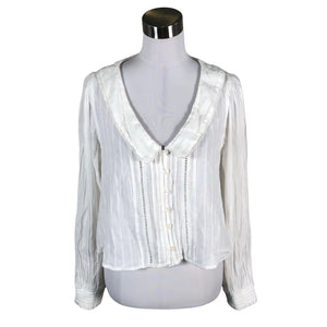 Unisex American Eagle - Blouse, size 38 - White (1)