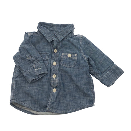 Unisex Gap - Denim shirt, size 56 - 62 - Blue ()