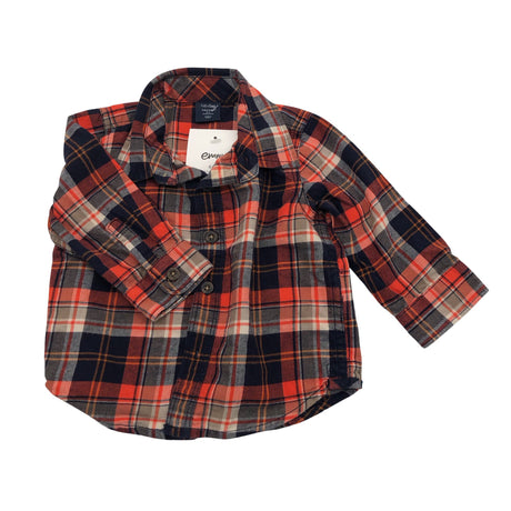Unisex Gap - Flannel shirt, size 68 - 74 - Blue ()