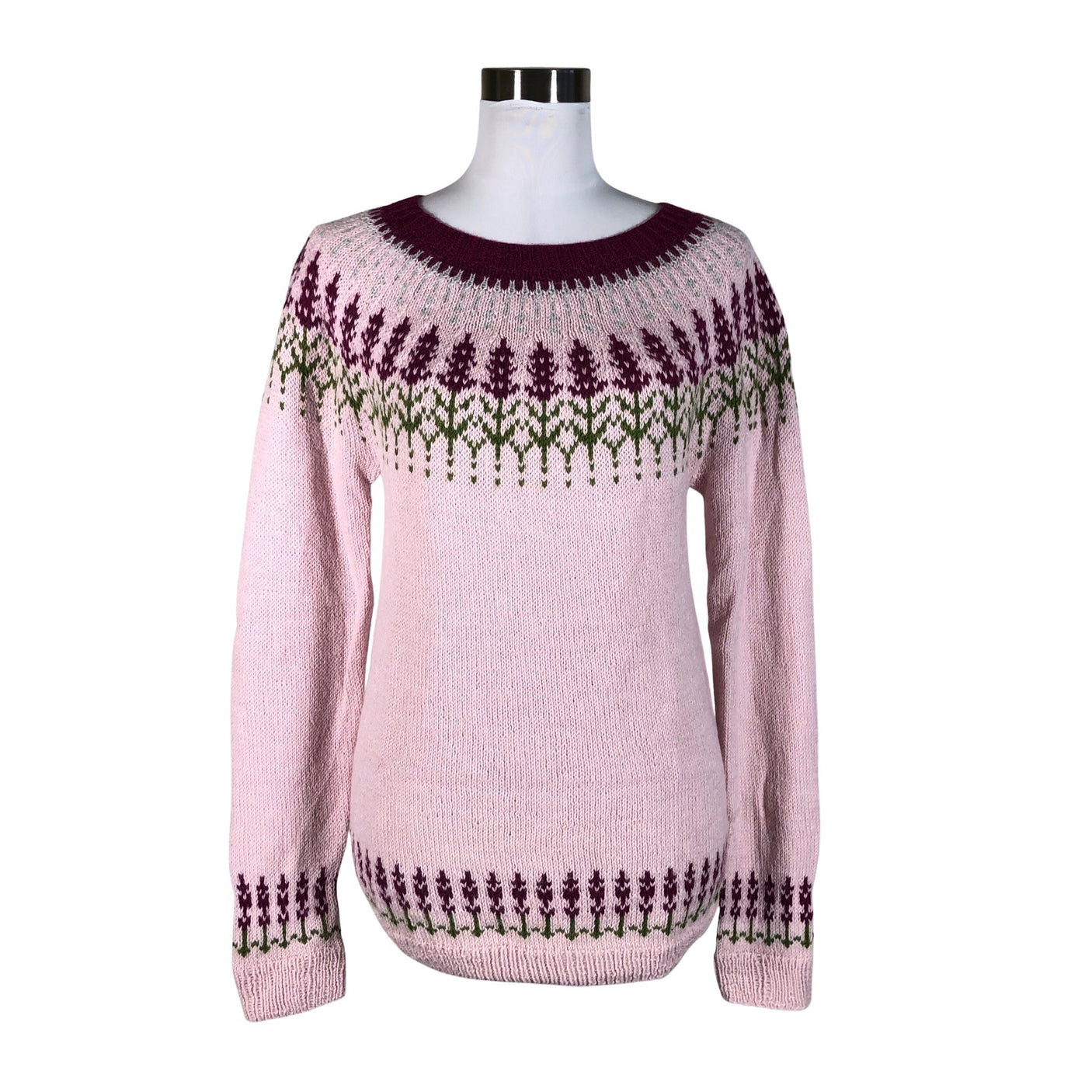Unisex Handmade - Sweater, size 40 - Light pink (1)