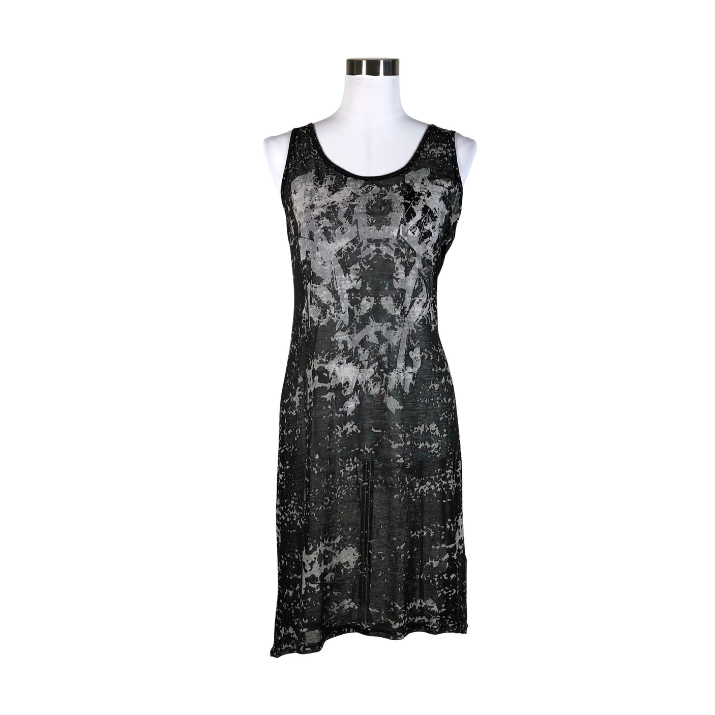 Unisex Nü - Schiffon dress, size 34 - Black (1)