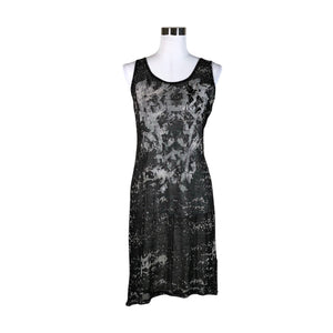 Unisex Nü - Schiffon dress, size 34 - Black (1)