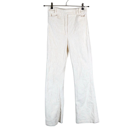 Unisex &Other Stories - Velvet pants, size 34 - Natural white ()